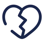 Heart Broken SVG Icon